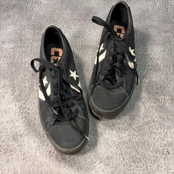 Converse Cons Pro Leather Pro Ox Black Sneakers - Picture 2 of 5